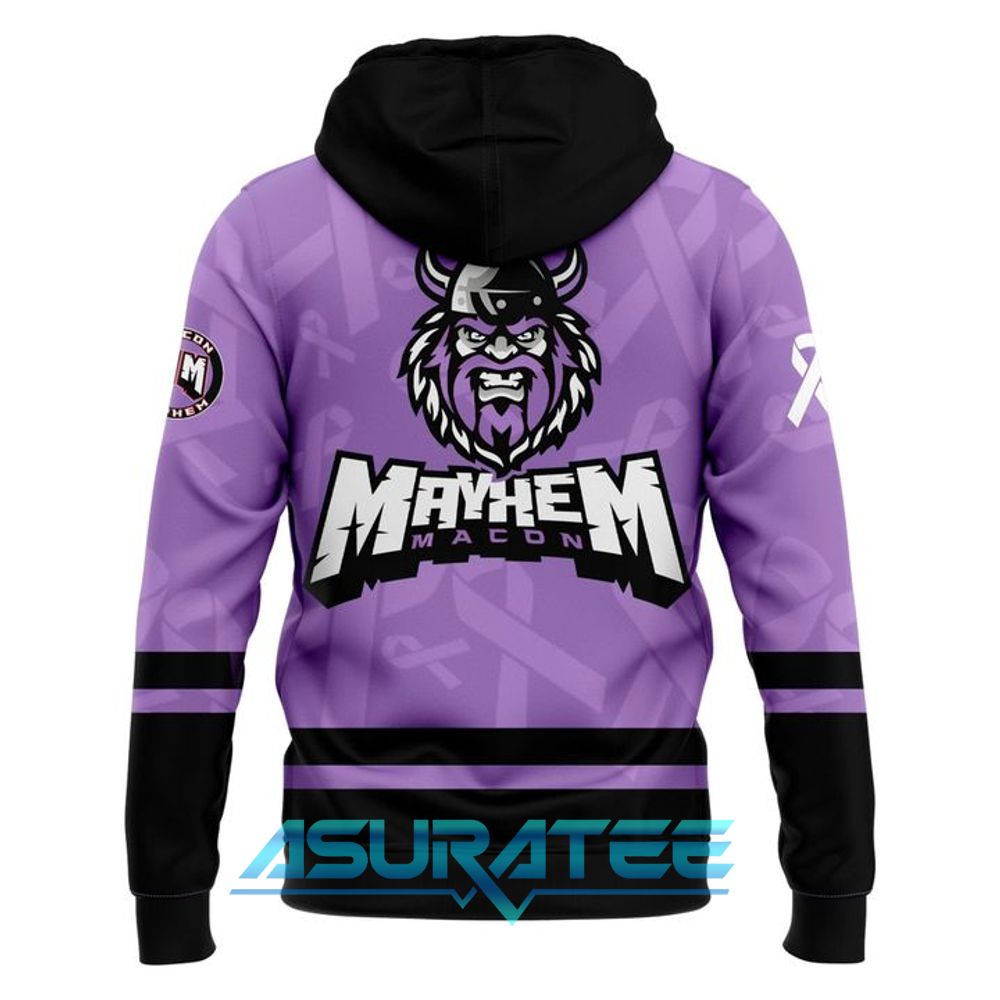 Macon Mayhem x Cancer Night Hoodie 2025