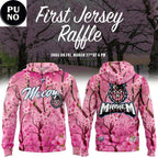 Macon Mayhem x Cherry Blossom 2026 First Jersey Raffle Hoodie T-Shirt