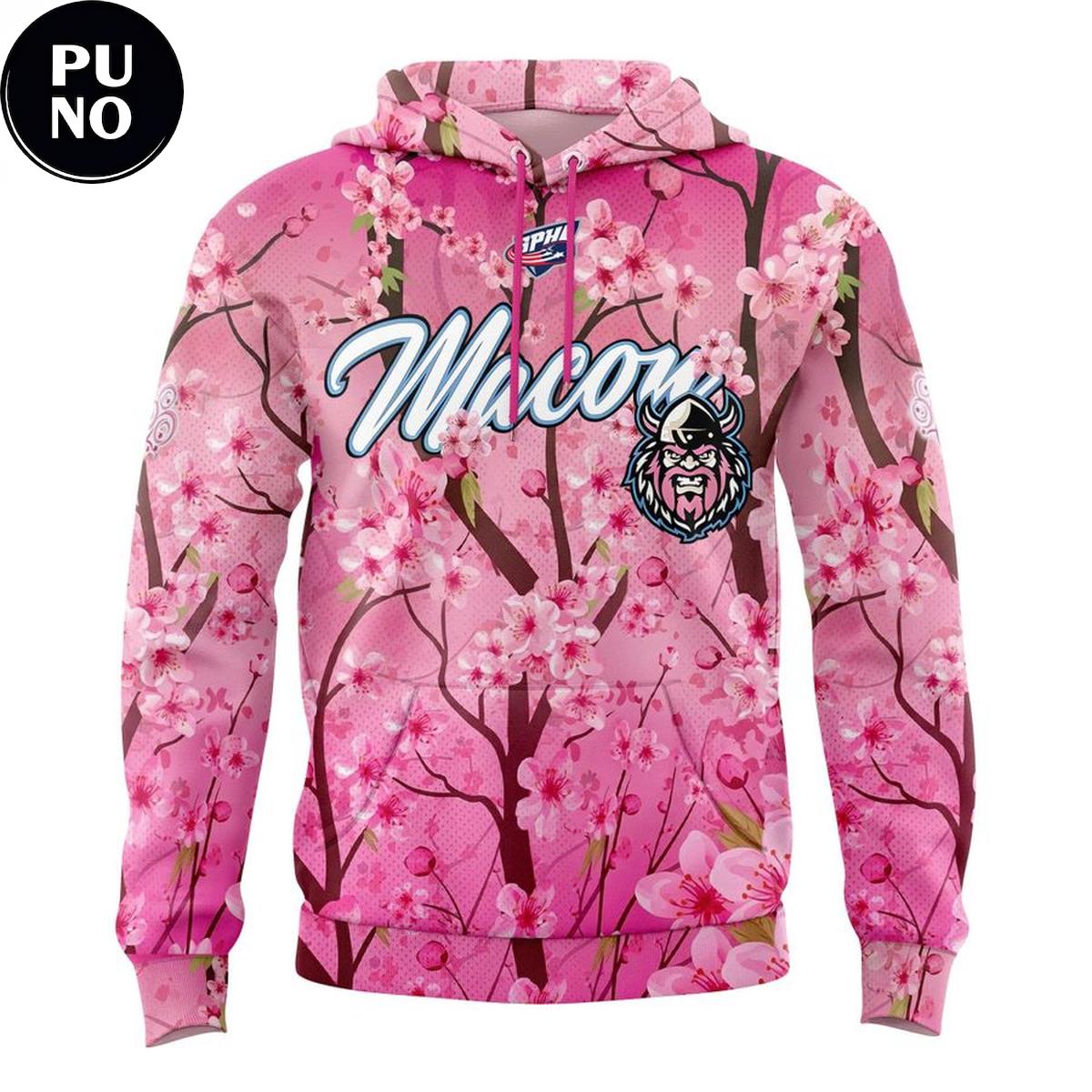 Macon Mayhem x Cherry Blossom 2026 First Jersey Raffle Hoodie T-Shirt