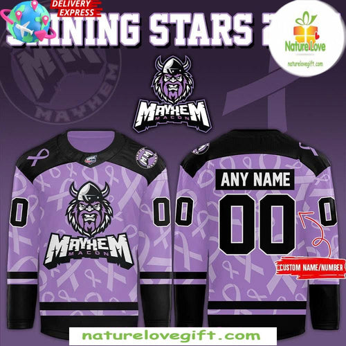Hockey Jersey Macon Mayhem Shining Stars 2026 Special Edition