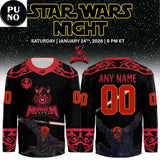 Macon Mayhem x Star Wars Night 2026 Personalized Hockey Jersey