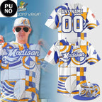 Madison Mallards 2026 Frank Lloyd Wright Style Personalized Baseball Jersey