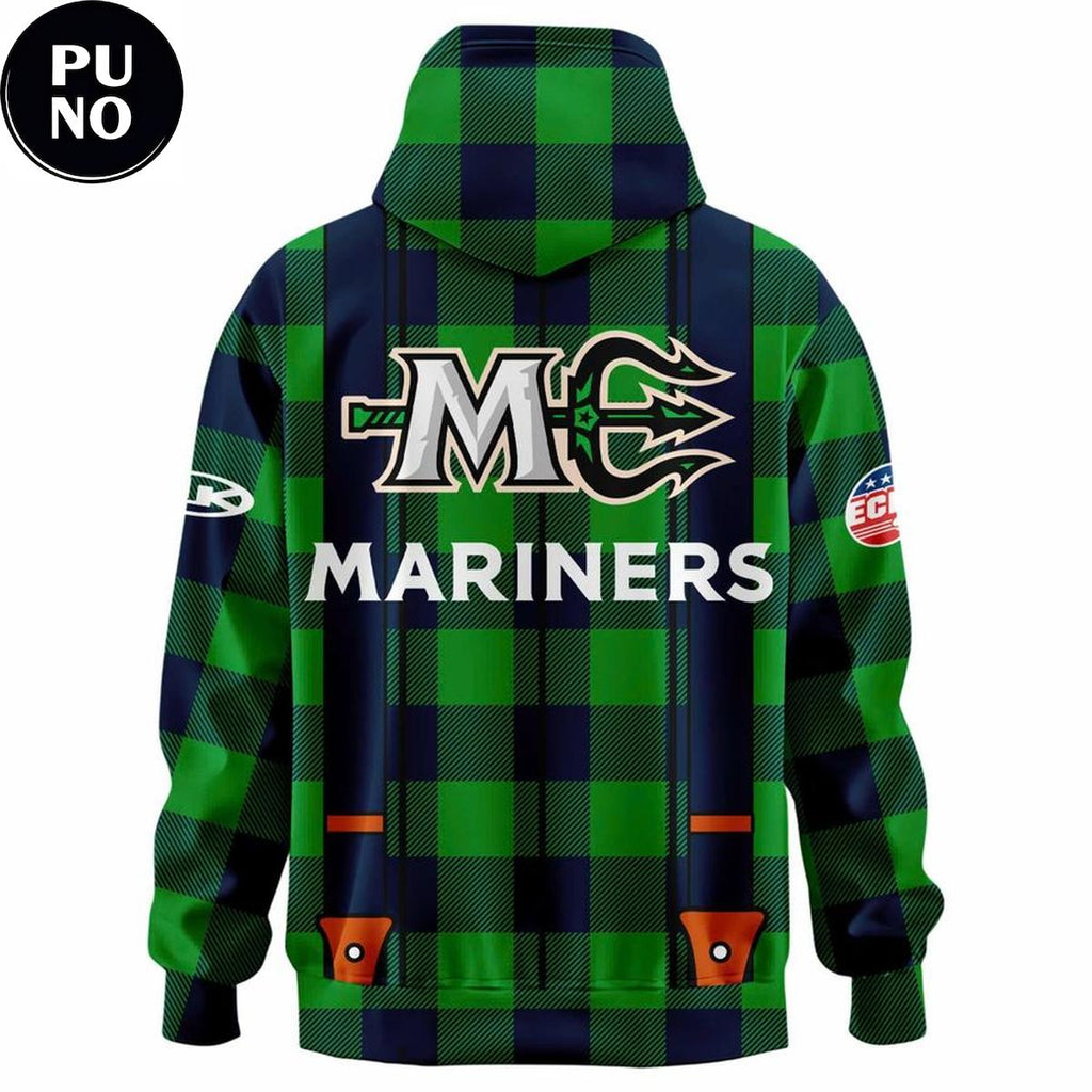 Maine Mariners 2026 New Season Lumberjack Hoodie T-Shirt