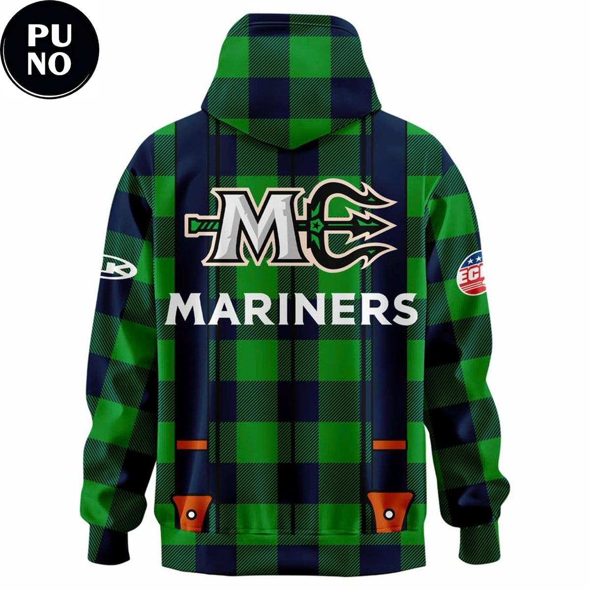 Maine Mariners 2026 New Season Lumberjack Hoodie T-Shirt