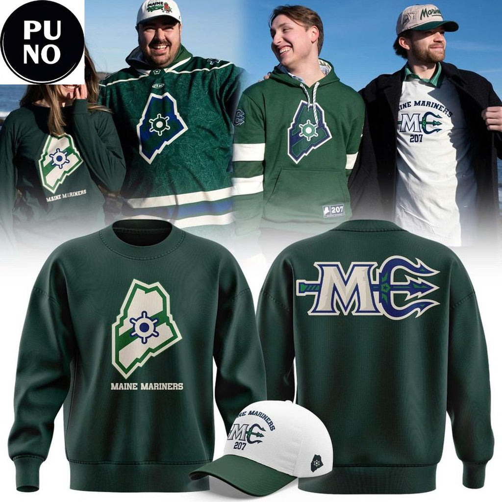 Maine Mariners Celebrating 207 Game Hoodie Shirt