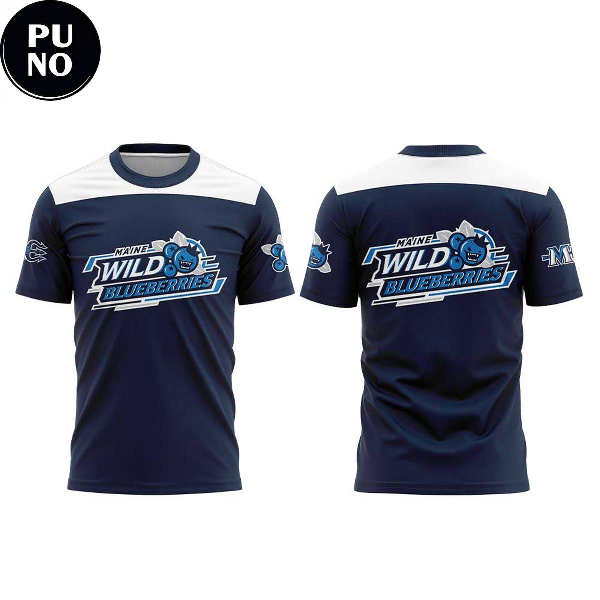 Maine Mariners Maine Wild Blueberries 2026 Hoodie T-Shirt