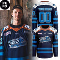 Maine Mariners Maine Wild Blueberries 2026 Personalized Hockey Jersey