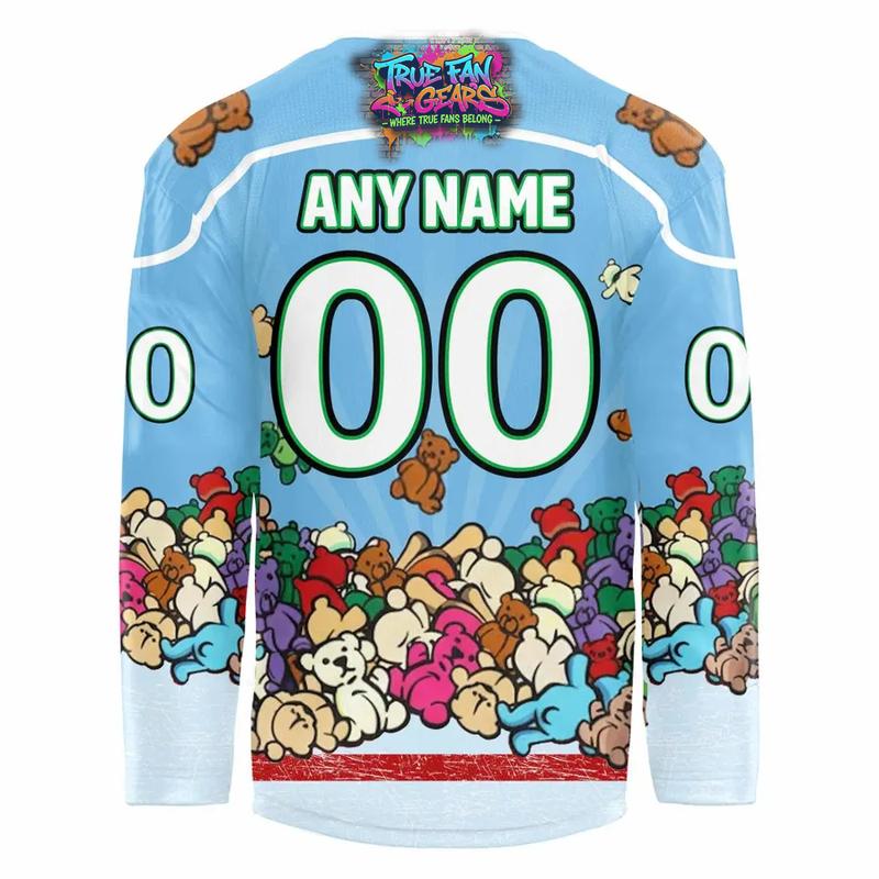 Maine Mariners Our Teddy Bear Toss Hockey Jersey