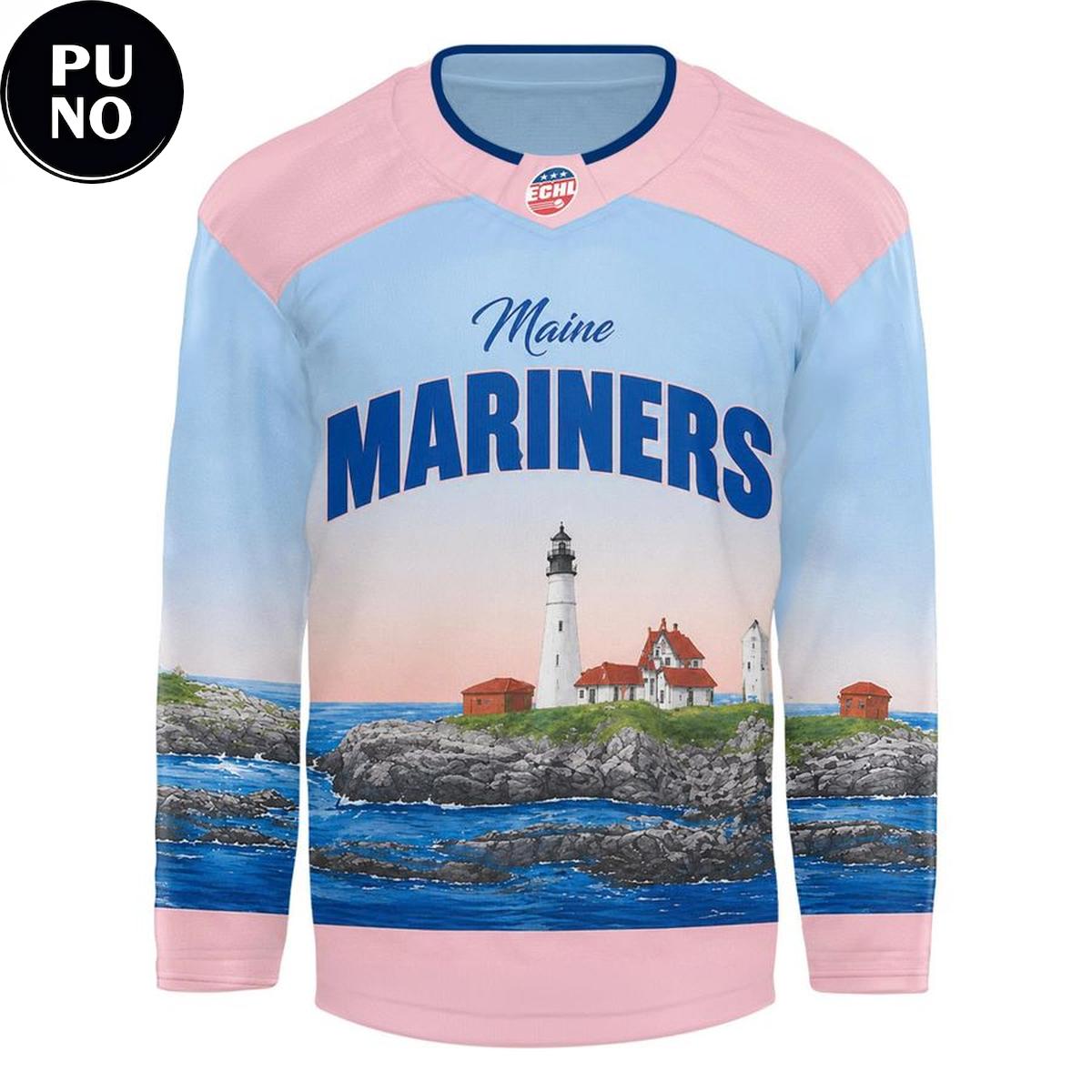 Maine Mariners Summer Series 2026 Personalized Hockey Jersey