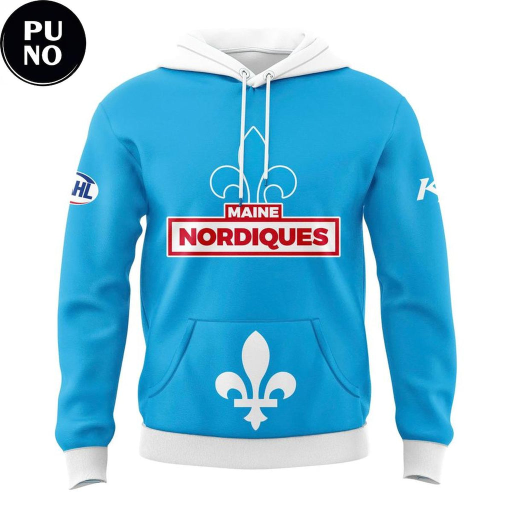 Maine Nordiques Powder Blue 2026 Hoodie