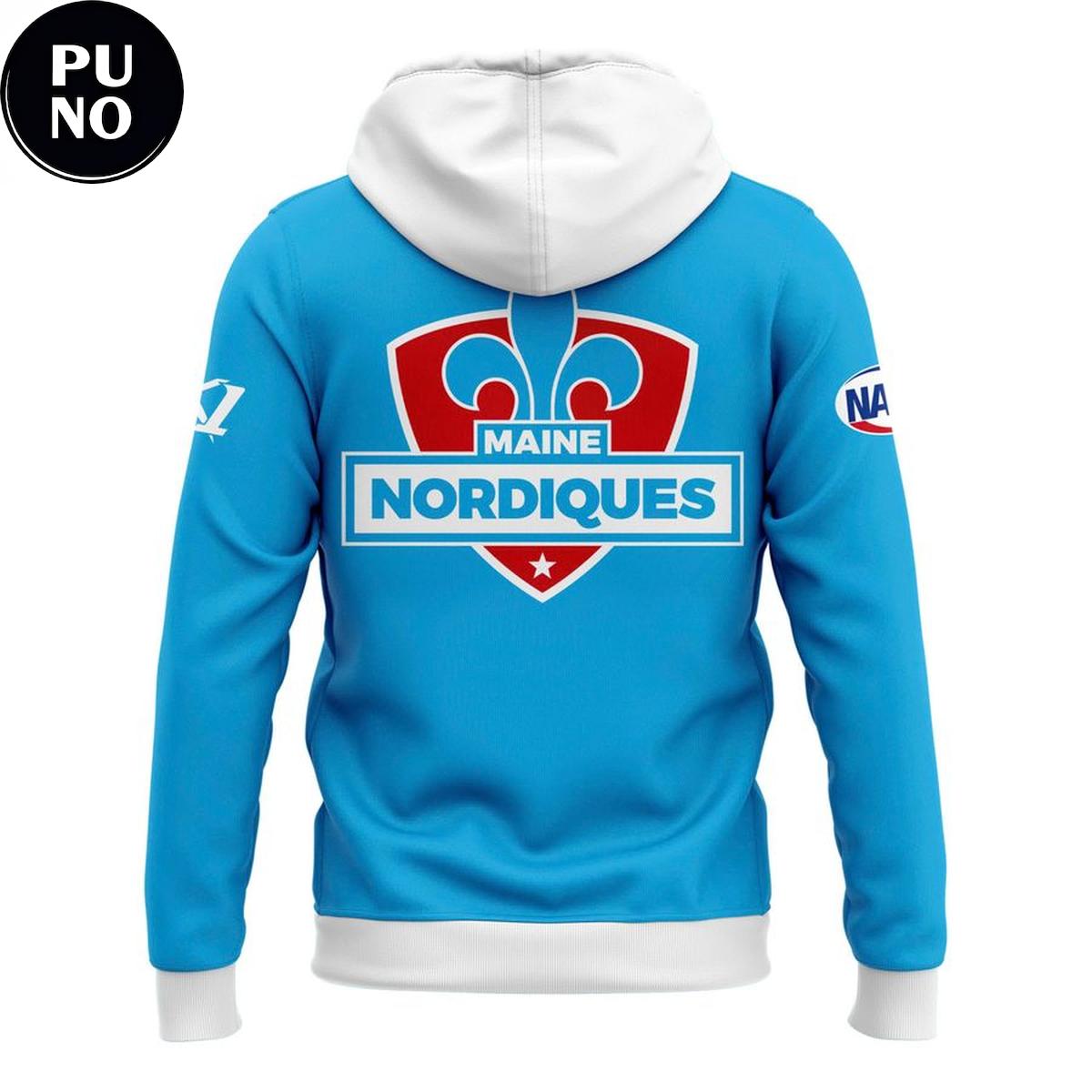 Maine Nordiques Powder Blue 2026 Hoodie