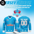 Maine Nordiques Powder Blue 2026 Personalized Hockey Jersey