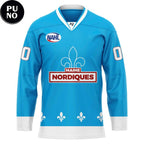 Maine Nordiques Powder Blue 2026 Personalized Hockey Jersey