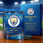 Manchester City 146th Anniversary Commemorative Whiskey Glass