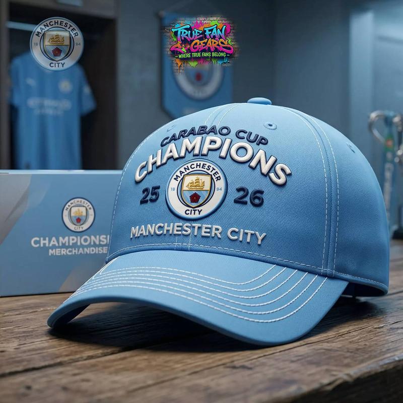 Manchester City Carabao Cup Champions 2026 Cap