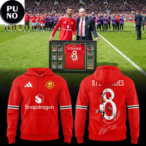 Manchester United 2026 Bruno Fernandes #8 Hoodie T-Shirt