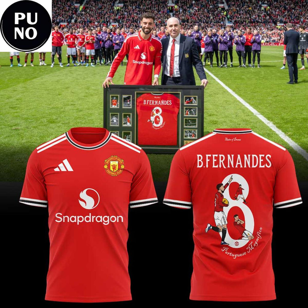Manchester United 2026 Bruno Fernandes #8 Hoodie T-Shirt