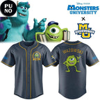 Marquette Golden Eagles x Monsters University Mike Wazowski Baseball Jersey