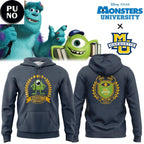 Marquette Golden Eagles x Monsters University Mike Wazowski Hoodie T-Shirt