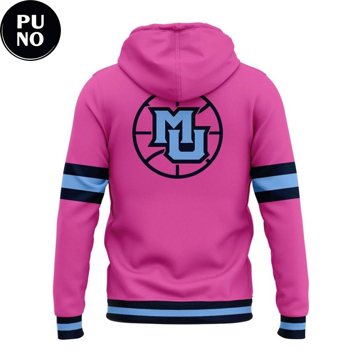 Marquette Women’s Basketball Pink with Purpose 2026 Hoodie T-Shirt