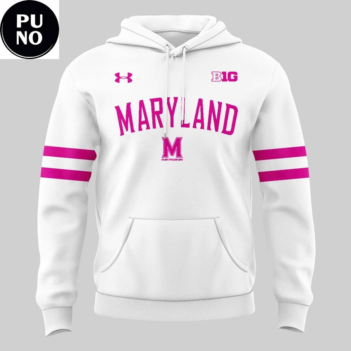 Maryland Terrapins Men’s Basketball 2026 Pink Out Hoodie