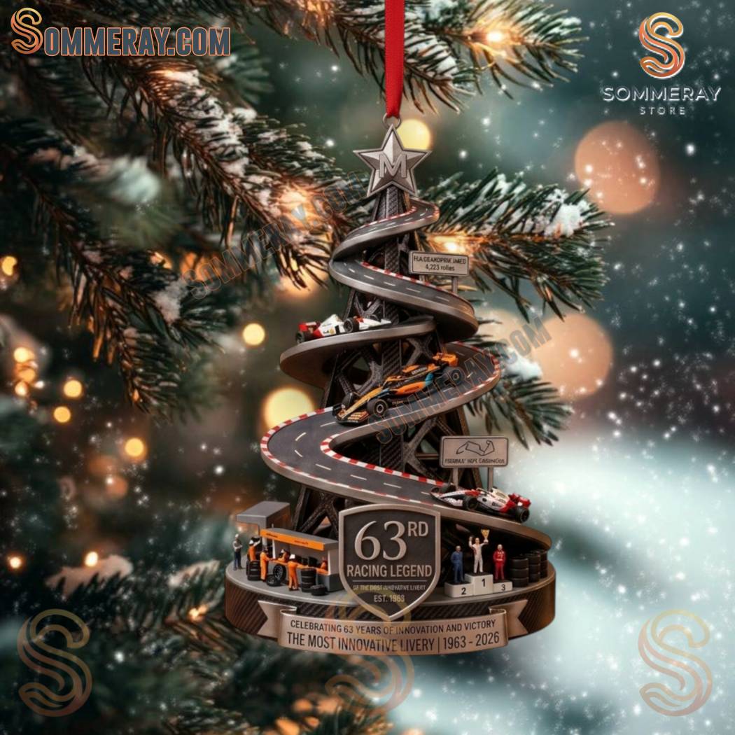 Mclaren 63rd Anniversary Racing Legend Ornament