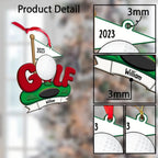 Golf Course 2025 - Personalized Christmas Gifts Custom Acrylic Ornament For Golf Lovers