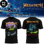 Megadeth Album Rust in Peace 2026 Contaminated Vintage Hoodie T-Shirt