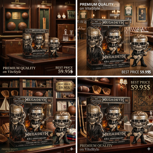Megadeth Vic Rattlehead 43th Anniversary Pop Figure Doll