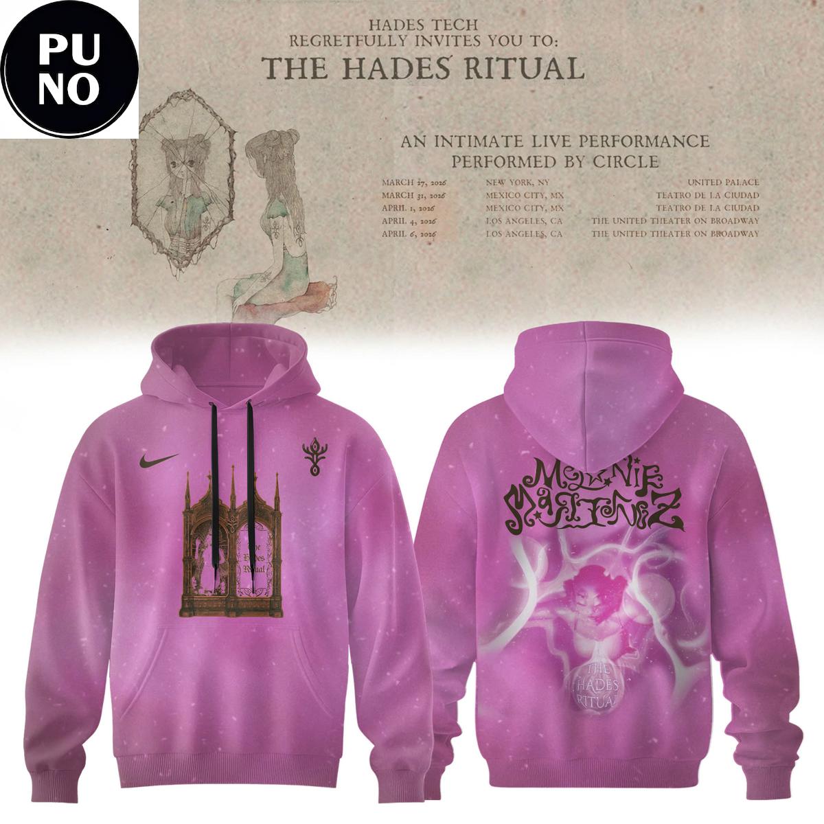 Melanie Martinez The Hades Ritual 2026 Live Performance Pink Hoodie T-Shirt