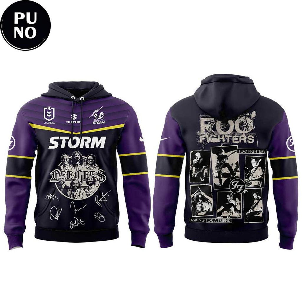 Melbourne Storm x Foo Fighters 2026 Australia Stadium Tour Hoodie T-Shirt