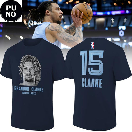 Memphis Grizzlies 2026 Brandon Clarke Forever Grizz T-Shirt