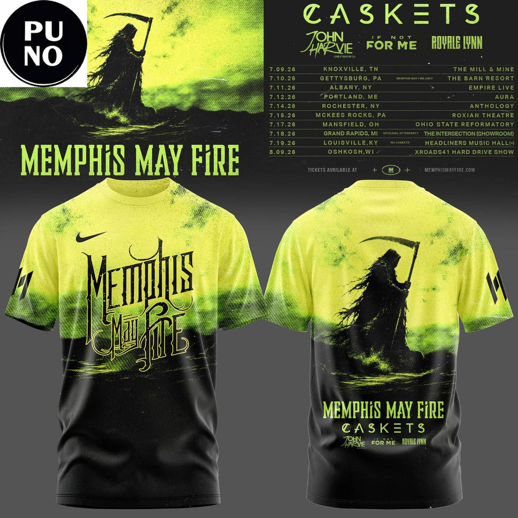Memphis May Fire Caskets Set For US Tour 2026 Hoodie T-Shirt