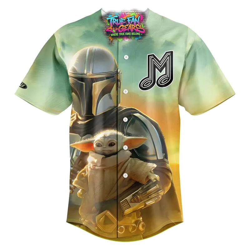 Memphis Redbirds Star Wars Night Light Swords Baseball Jersey