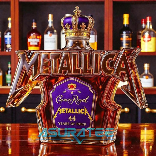 Metallica 44 Years Of Rock Limited Edition Whiskey Bottle