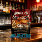 Metallica 45th Anniversary Commemorative Whiskey Glass