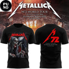 Metallica M72 World Tour 2026 Glasgow T-shirt