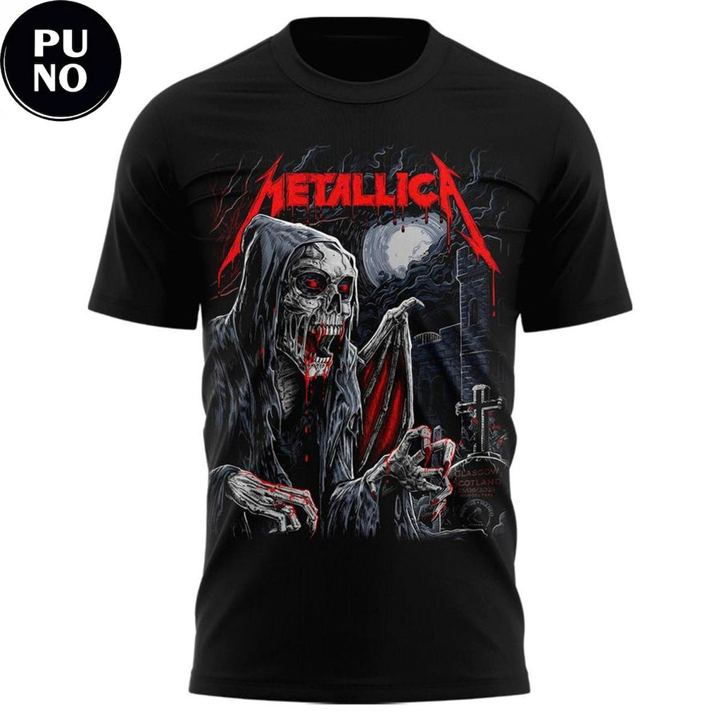 Metallica M72 World Tour 2026 Glasgow T-shirt