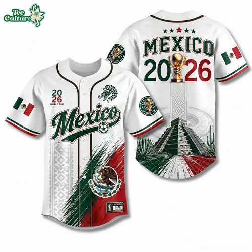 Mexico 2026 World Cup Baseball Jersey