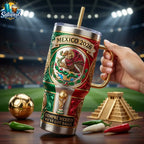Mexico FIFA WORLD Cup 2026 40oz With Handle Tumbler