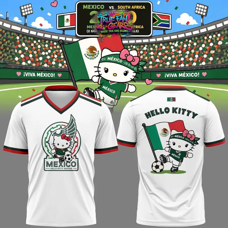 Mexico Soccer World Cup 2026 x Hello Kitty Limited Edition Football Jersey