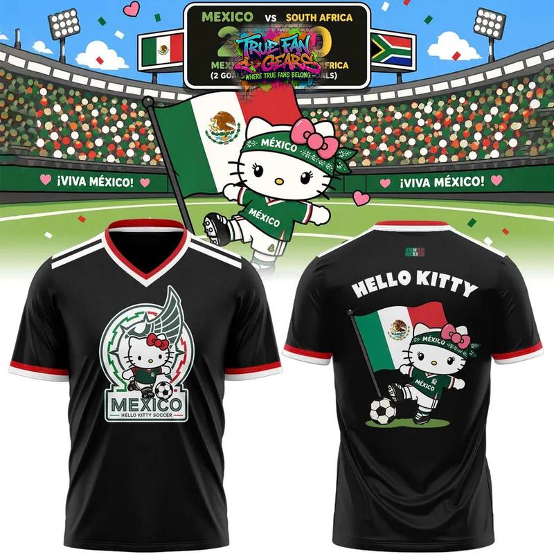 Mexico Soccer World Cup 2026 x Hello Kitty Limited Edition Football Jersey
