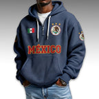 Mexico World Cup 2026 Waffle Quarter Zip Hoodie