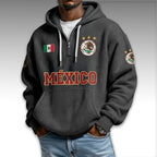 Mexico World Cup 2026 Waffle Quarter Zip Hoodie