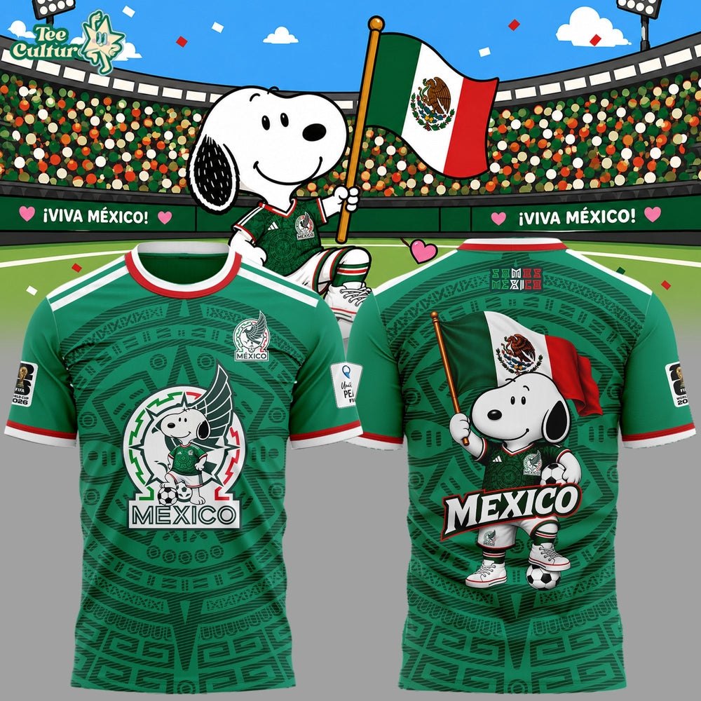 Mexico x Snoopy World Cup 2026 Limited Edition Shirt
