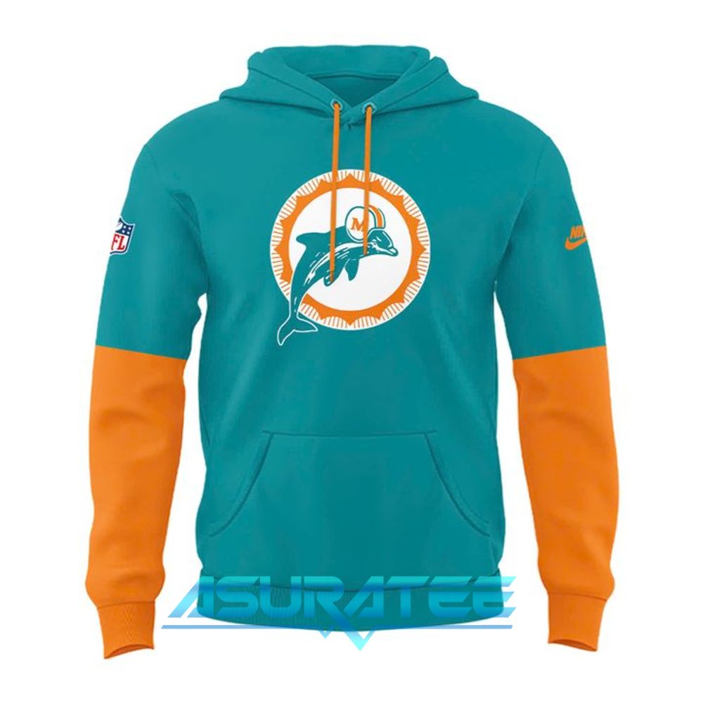 Miami Dolphins 60th Anniversary Celebration Special Hoodie