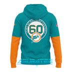 Miami Dolphins 60th Anniversary Celebration Special Hoodie
