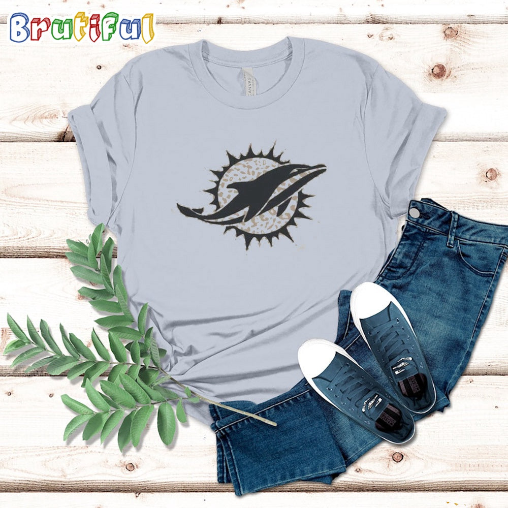 Miami Dolphins Women’s ’47 Cream Panthera Frankie T-Shirt