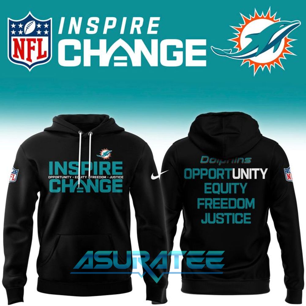 Miami Dolphins x Inspire Change 2025 Special Hoodie