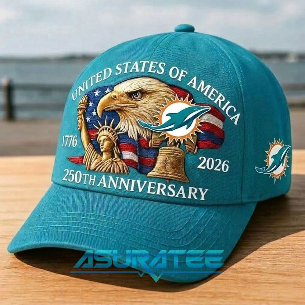 Miami Dolphins x USA 250th Anniversary Limited Edition Classic Cap